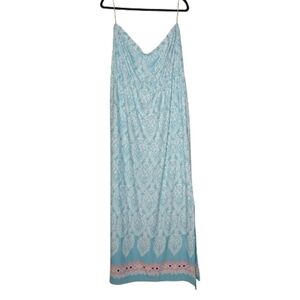 Last Exit Paisley Print Maxi Dress, 3X-Large